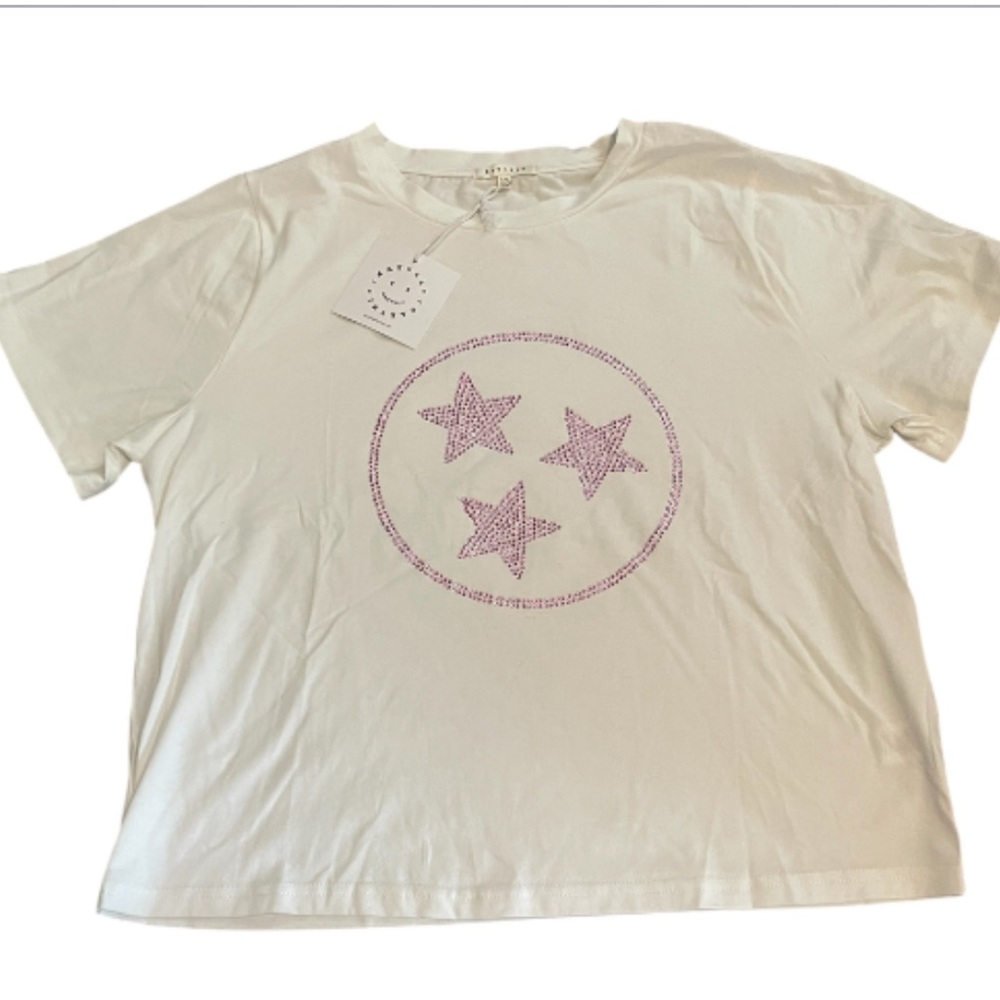Baevely RHINESTONE TRI-STAR Tee